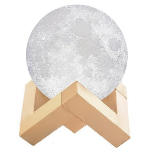 Kolorowy księżyc lampka nocna moon 3d na biurko