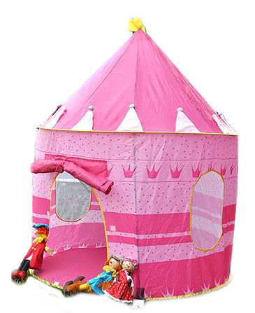 Namiot domek dla dzieci pałac do domu lub ogrodu różowy