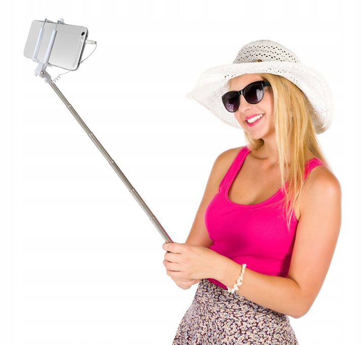 Kijek uchwyt do zdjęć stick selfie monopod jack