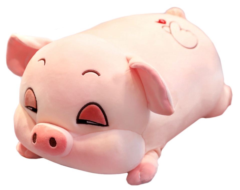 Różowa świnka maskotka poduszka pluszak dekoracja
