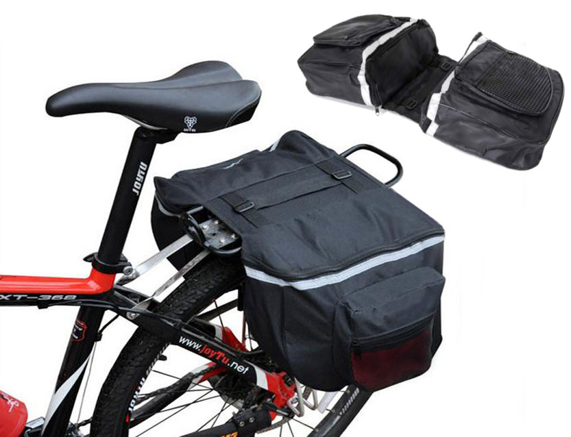 Duża sakwa na bagażnik rowerowa torba turystyczna