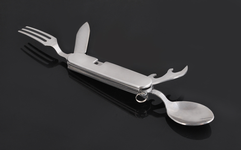 Niezbędnik scyzoryk nóż łyżka widelec otwieracz