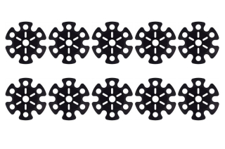 10x talerzyk gwiazdki zimowe do kijków nordic trek