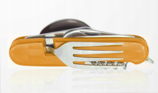 Scyzoryk nóż łyżka widelec otwieracz niezbędnik