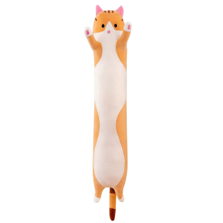 Długi kotek kot maskotka poduszka pluszak 110 cm